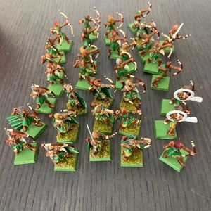 Warhammer Miniatures Wood Elf Archers Army Figures
